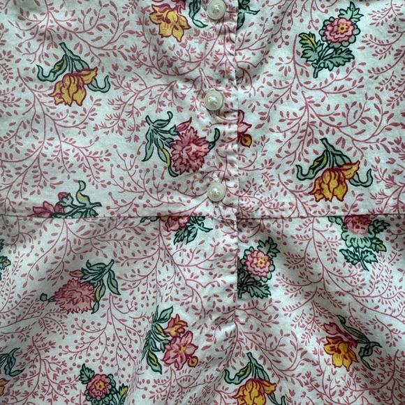 Girls Janie and Jack dress Pink Flutter Sleeve Sundress floral size 5 - Picture 9 of 10